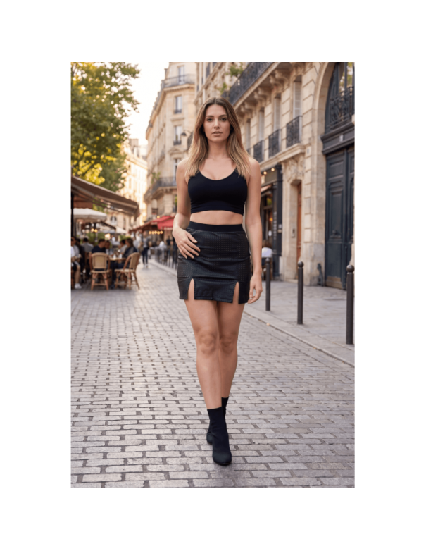 Jupe courte noir Stella