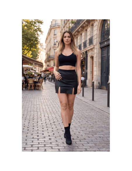 Jupe courte noir Stella