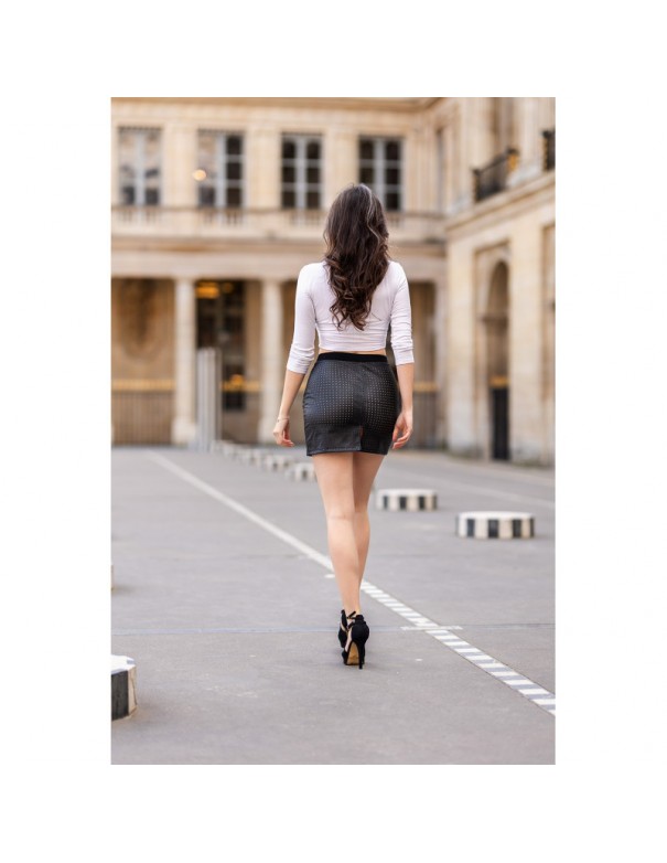Jupe courte noir Stella