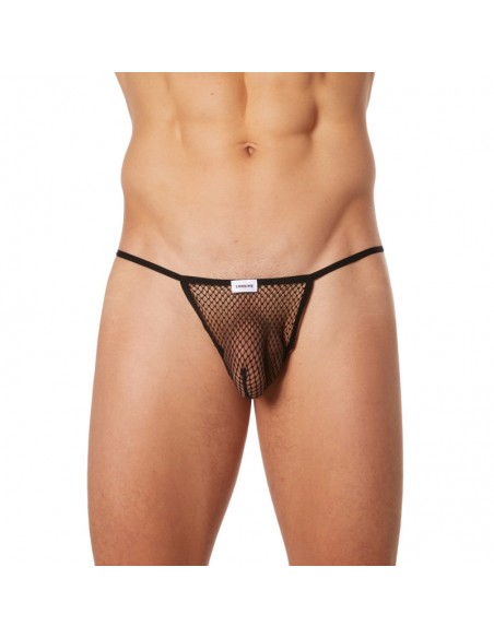 String ficelle noir filet