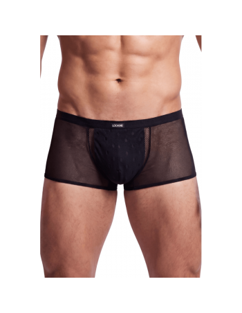 Boxer noir semi opaque
