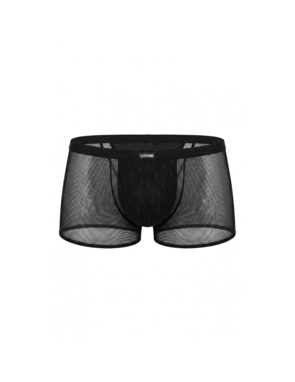 Boxer noir semi opaque