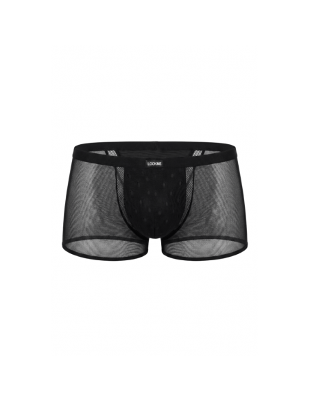 Boxer noir semi opaque