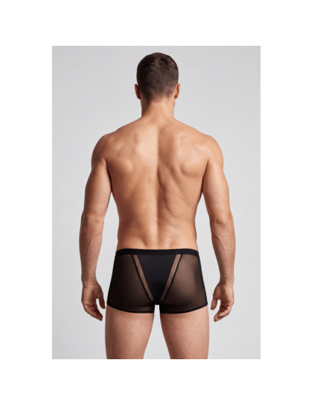 Boxer noir semi opaque