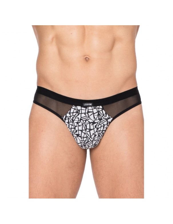 String imprimé noir et blanc New Look
