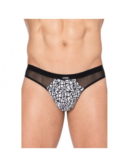 String imprimé noir et blanc New Look