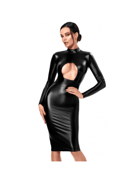 F401 Dark affair robe midi