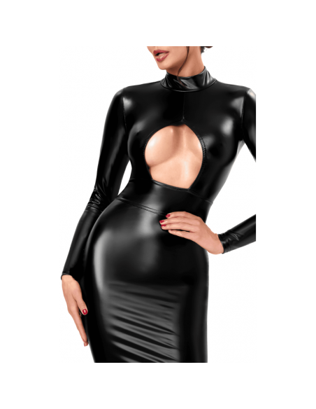 F401 Dark affair robe midi