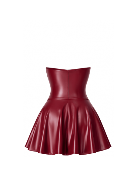 F397 Dark romance corset mini robe