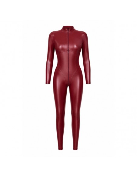 F395 Combinaison Dark Romance avec zip trois voies
